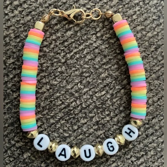 Handmade Bracelet. Clay beads. - Picture 1 of 1